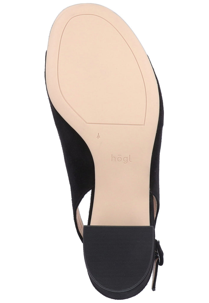 Högl Pumps Leder Schwarz - surf4shoes