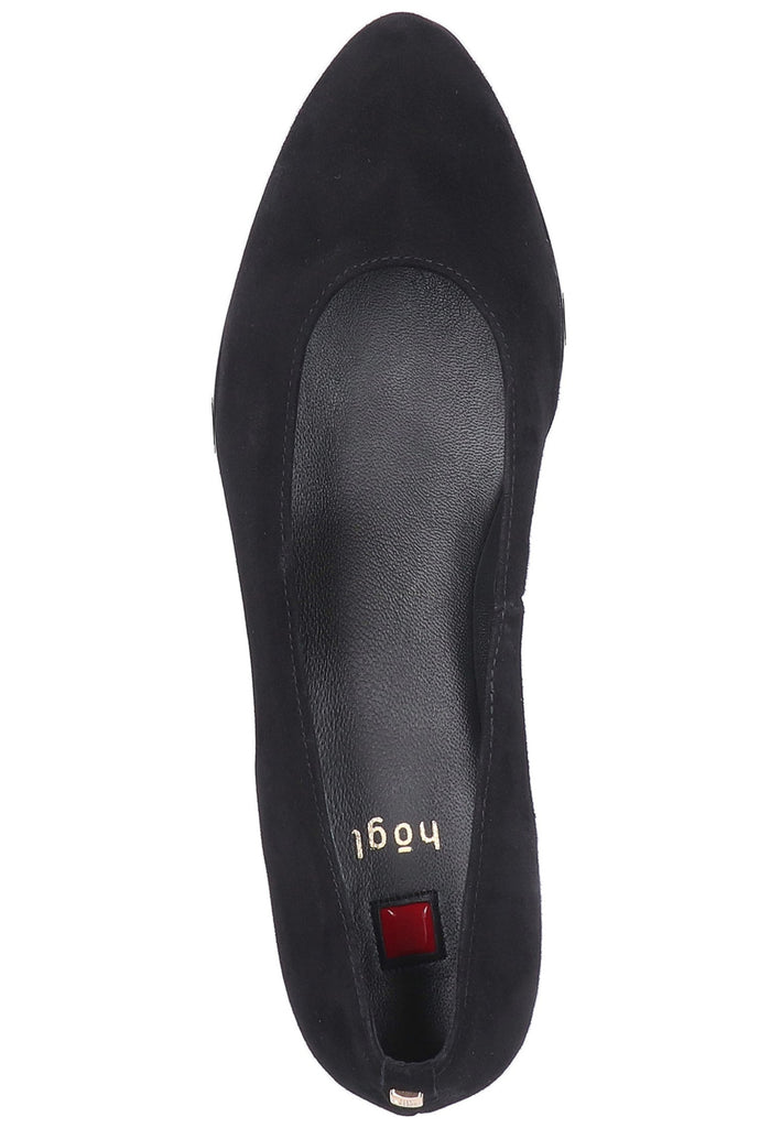 Högl Pumps Veloursleder Schwarz - surf4shoes