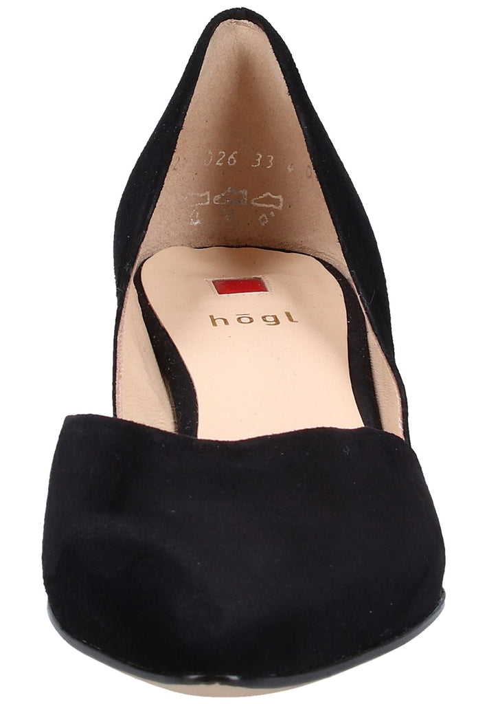Högl Pumps Veloursleder Schwarz - surf4shoes