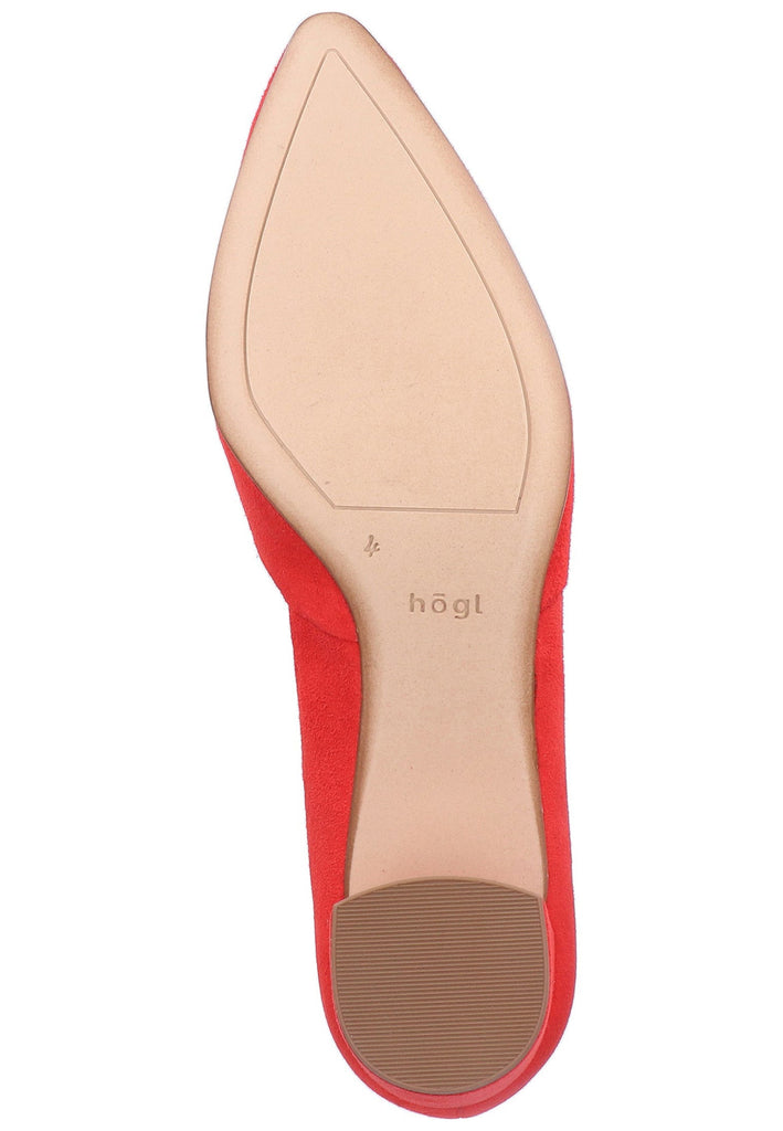 Högl Pumps Veloursleder Scarlet - surf4shoes
