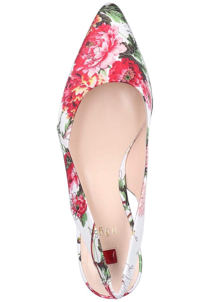 Högl Pumps Leder Weiß - surf4shoes