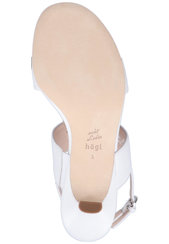 Högl Pumps Leder Weiß - surf4shoes