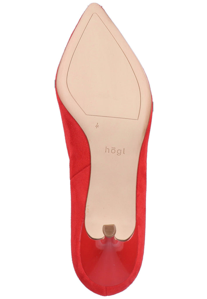 Högl Pumps Veloursleder Scarlet - surf4shoes