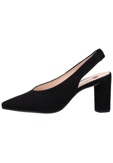 Högl Pumps Veloursleder Schwarz - surf4shoes