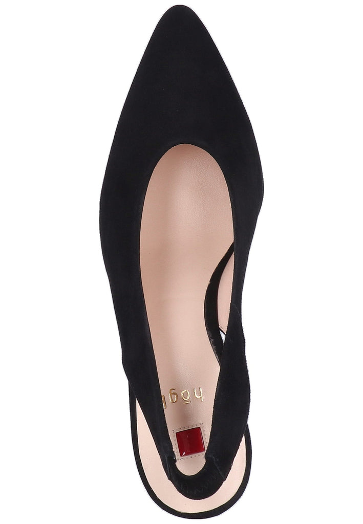 Högl Pumps Veloursleder Schwarz - surf4shoes