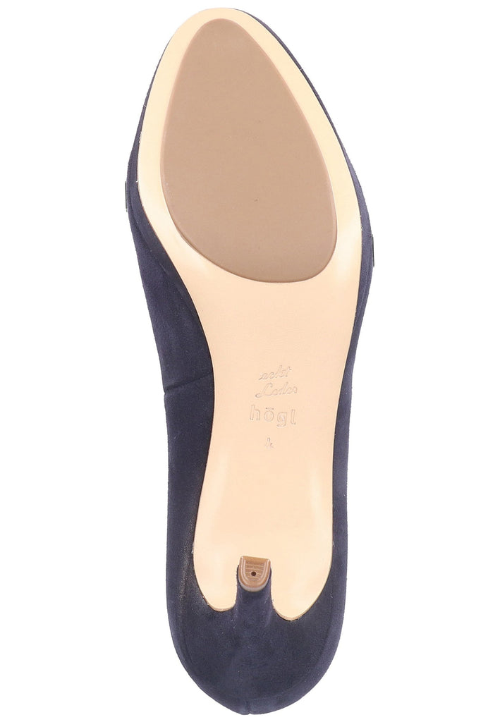 Högl Pumps Veloursleder Blau - surf4shoes