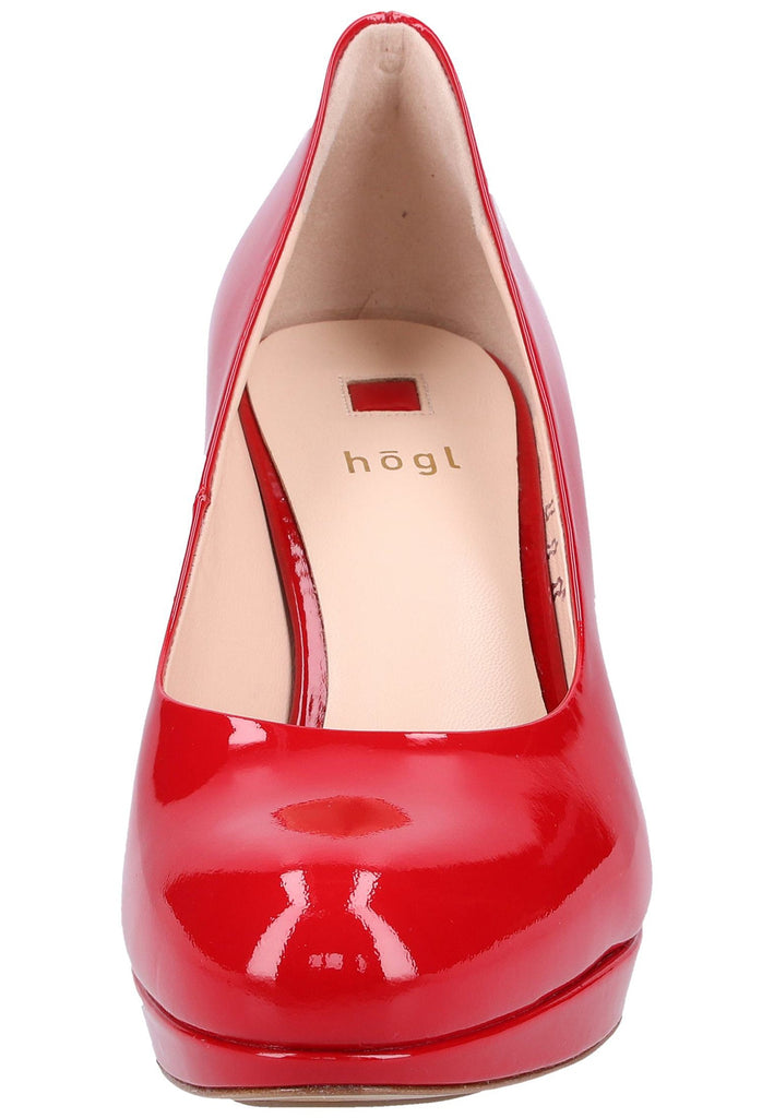 Högl Pumps Lederimitat Rot - surf4shoes