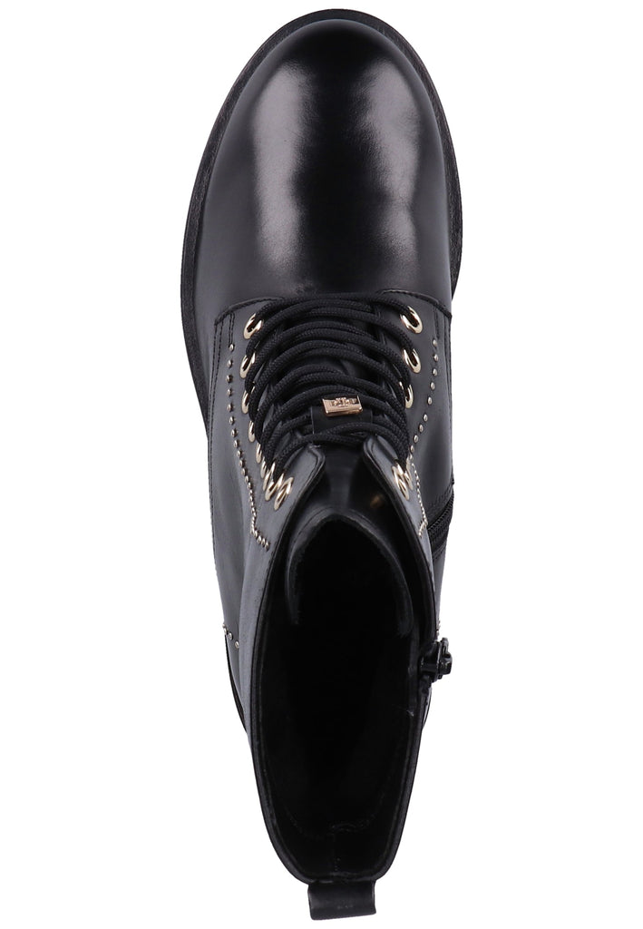 Högl Stiefelette Leder Schwarz Warmfutter - surf4shoes