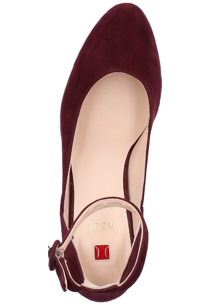 Högl Pumps Veloursleder Rot - surf4shoes