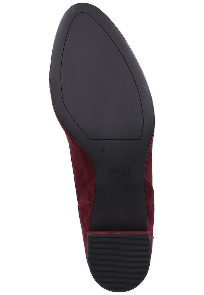 Högl Pumps Veloursleder Rot - surf4shoes