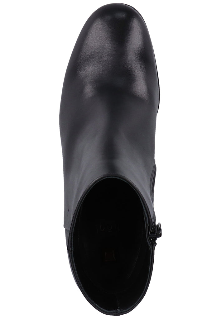 Högl Stiefelette Glattleder Schwarz - surf4shoes