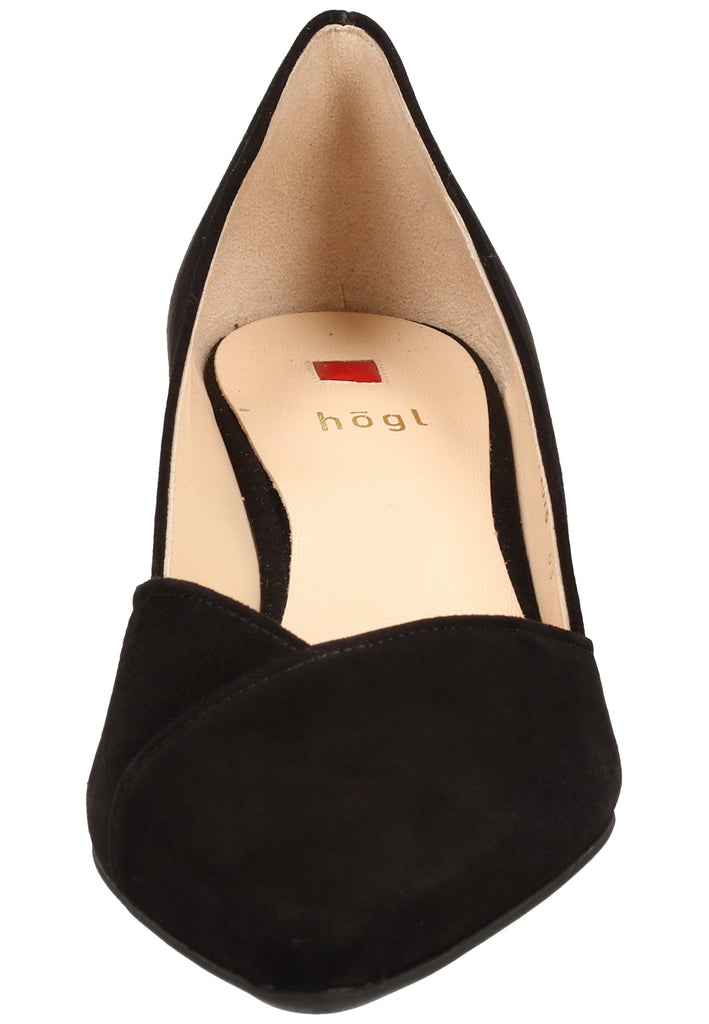 Högl Pumps Veloursleder Schwarz - surf4shoes