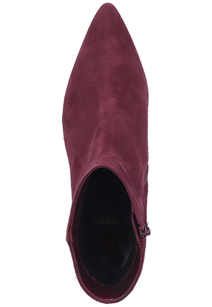 Högl Stiefelette Veloursleder Rot - surf4shoes