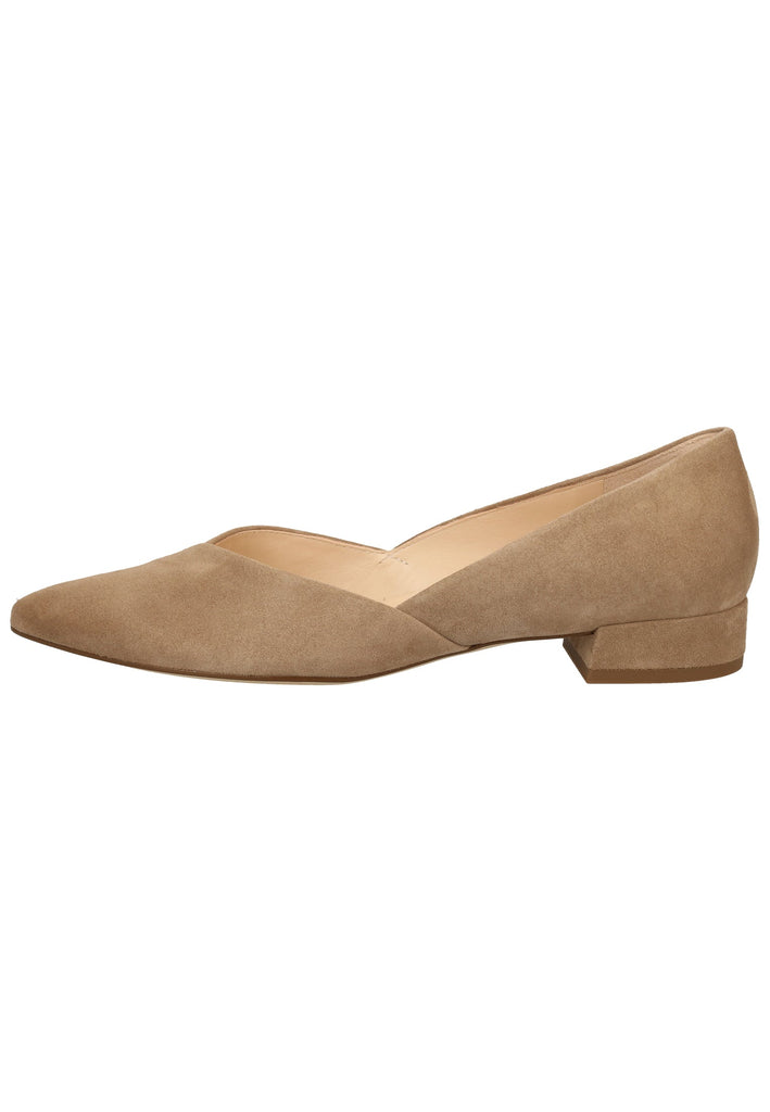 Högl Ballerinas Samt Taupe - surf4shoes