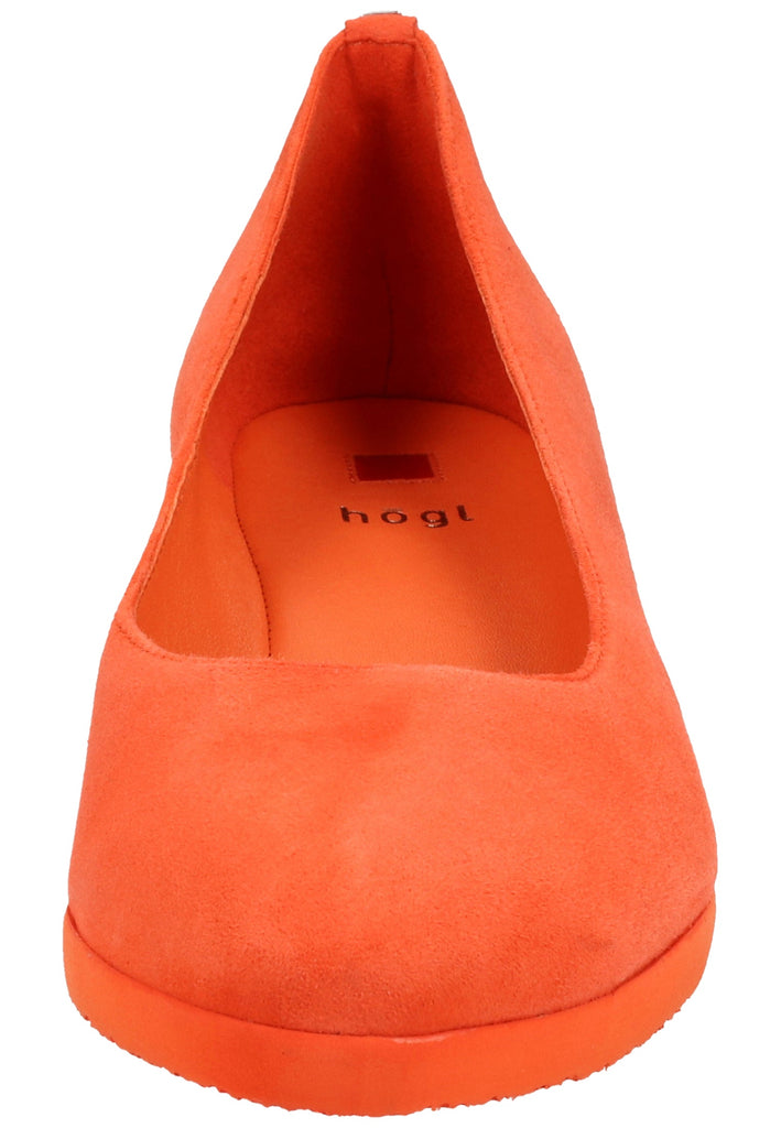Högl Pumps Veloursleder Orange - surf4shoes