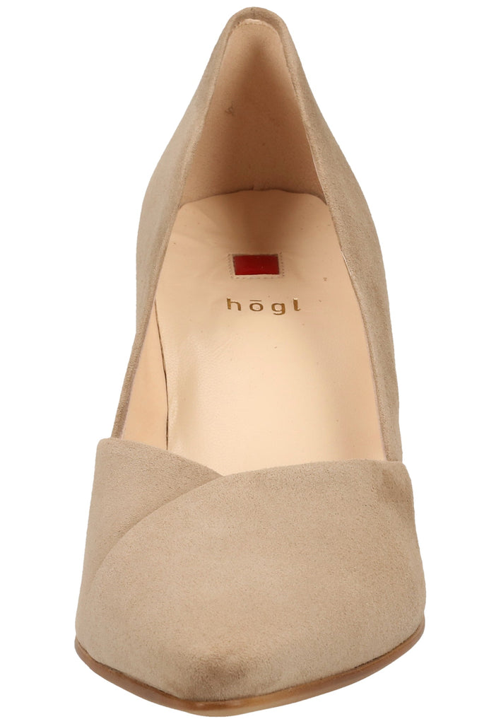 Högl Pumps Samt Taupe - surf4shoes