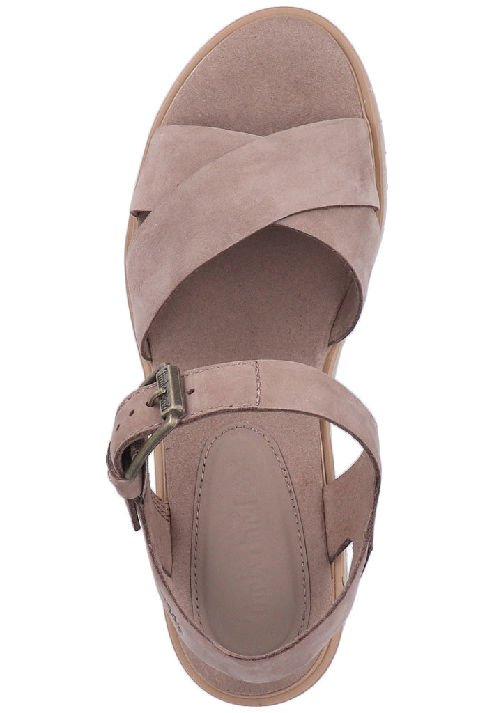 Timberland Sandalen Nubukleder Taupe - surf4shoes