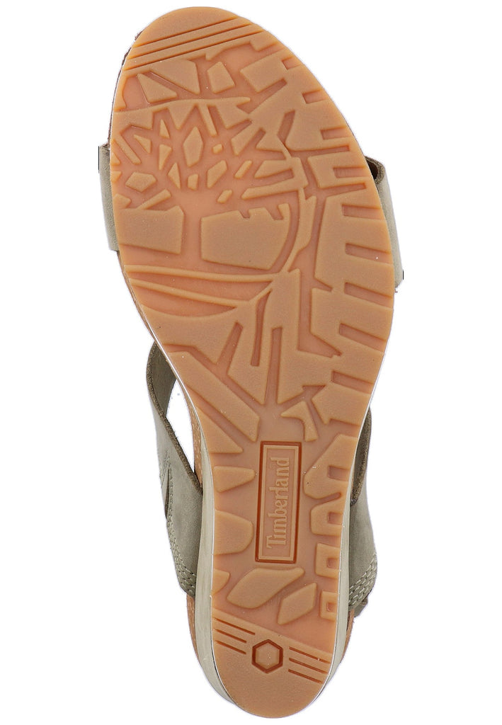 Timberland Sandalen Nubukleder Oliv - surf4shoes