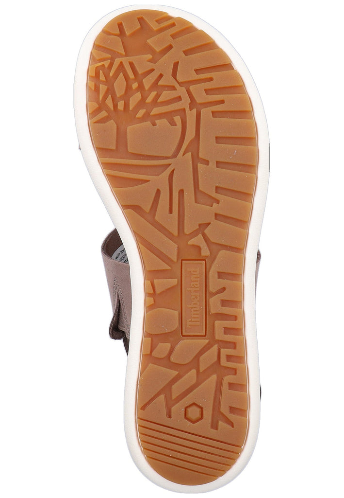 Timberland Sandalen Nubukleder Taupe - surf4shoes