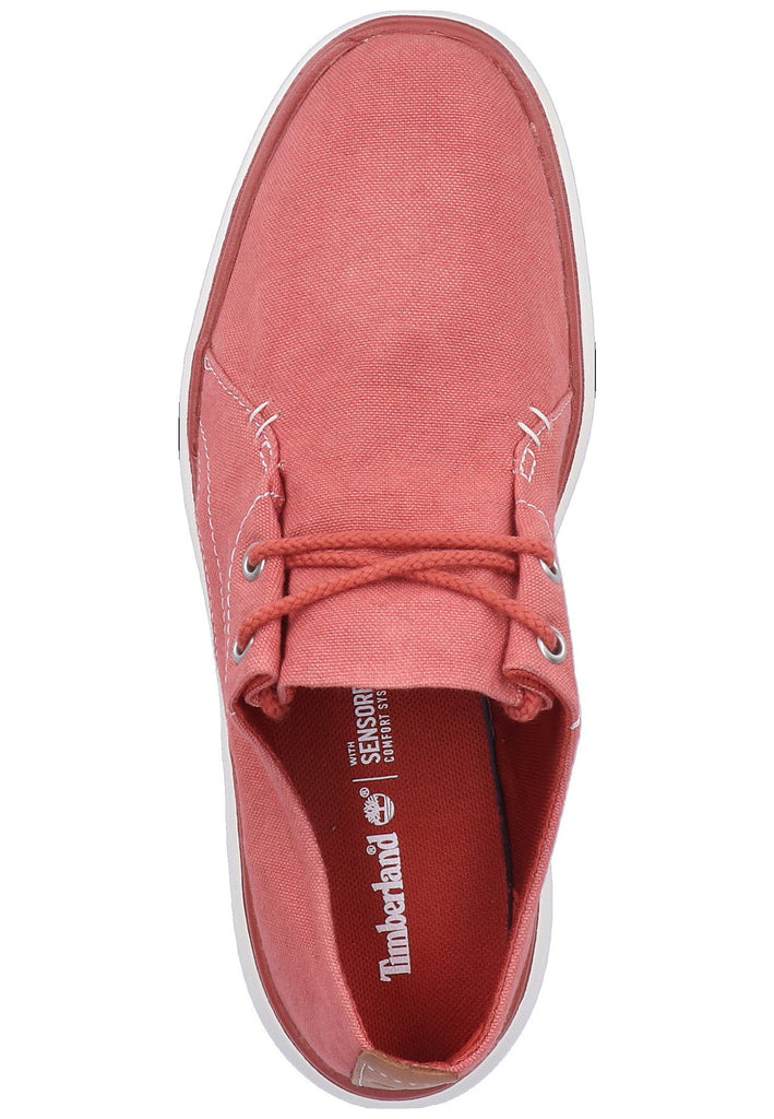 Timberland Halbschuhe Textil Rot - surf4shoes