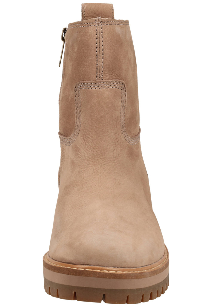 Timberland Stiefelette Leder Taupe Warmfutter - surf4shoes