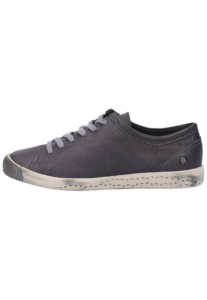 softinos Sneaker Leder Anthrazit - surf4shoes