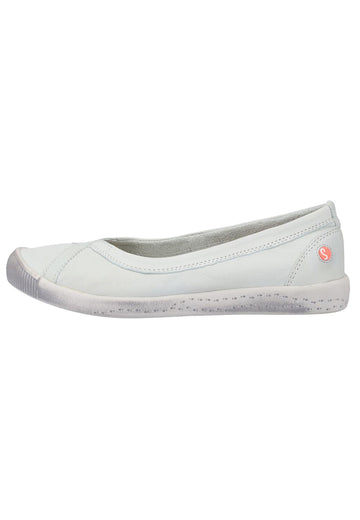 softinos Ballerinas Leder Weiß - surf4shoes