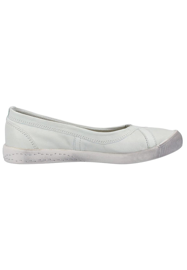 softinos Ballerinas Leder Weiß - surf4shoes