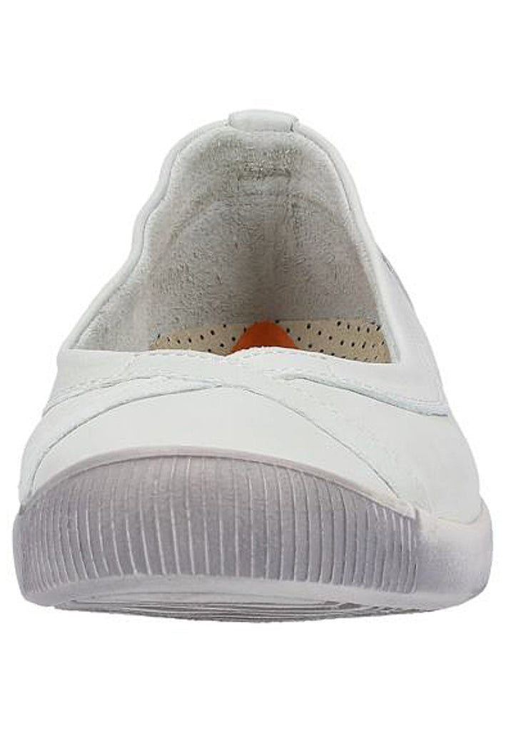 softinos Ballerinas Leder Weiß - surf4shoes