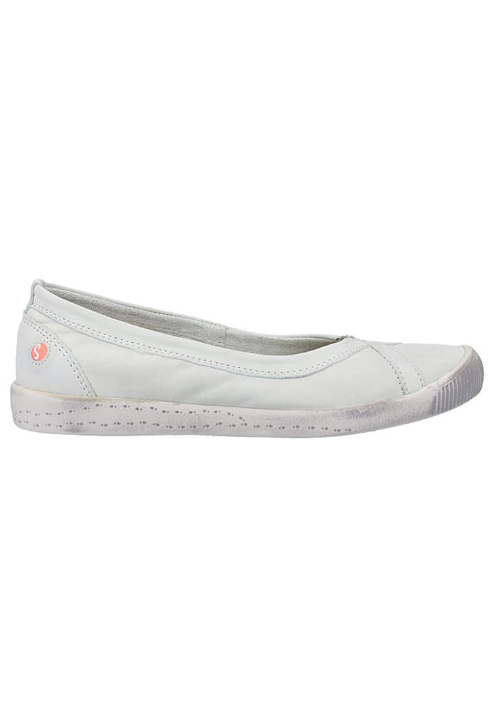 softinos Ballerinas Leder Weiß - surf4shoes