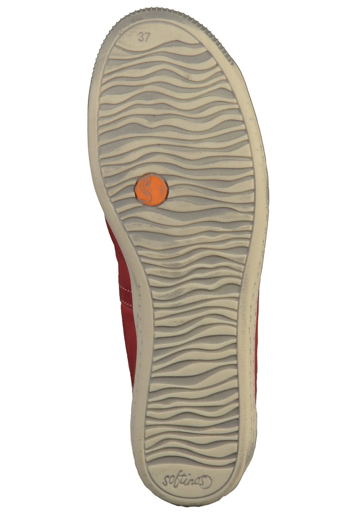 softinos Ballerinas Leder Rot - surf4shoes