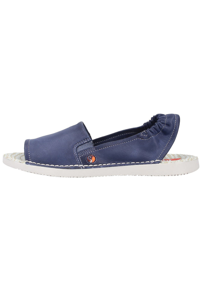 softinos Sandalen Leder Navy - surf4shoes
