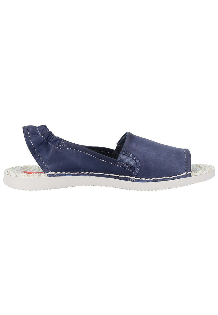 softinos Sandalen Leder Navy - surf4shoes