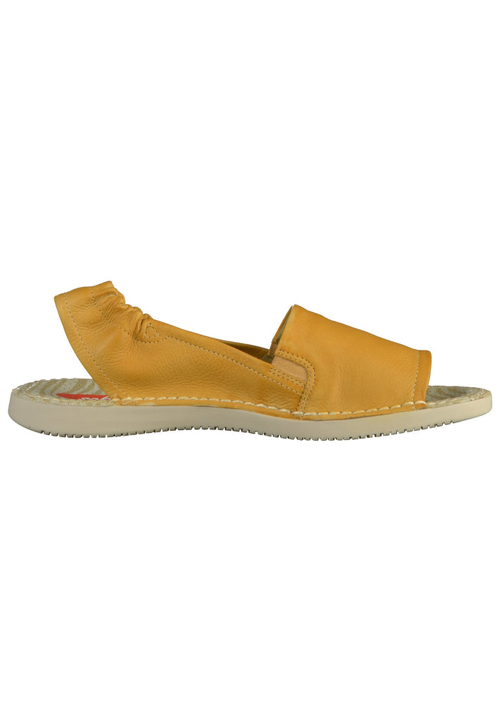 softinos Sandalen Leder Gelb - surf4shoes