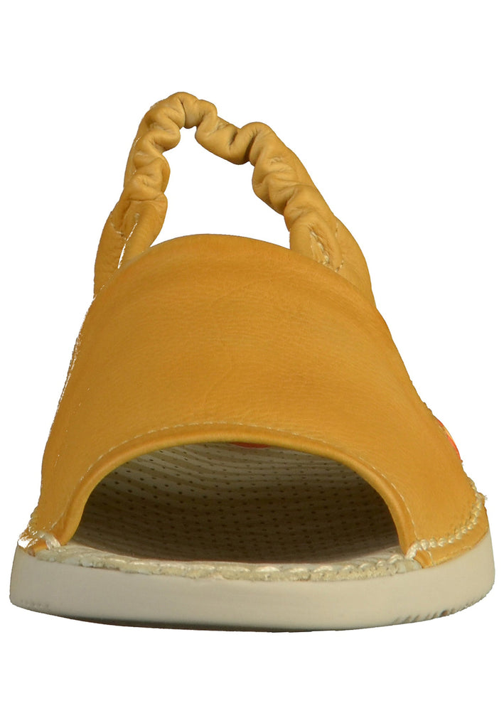 softinos Sandalen Leder Gelb - surf4shoes