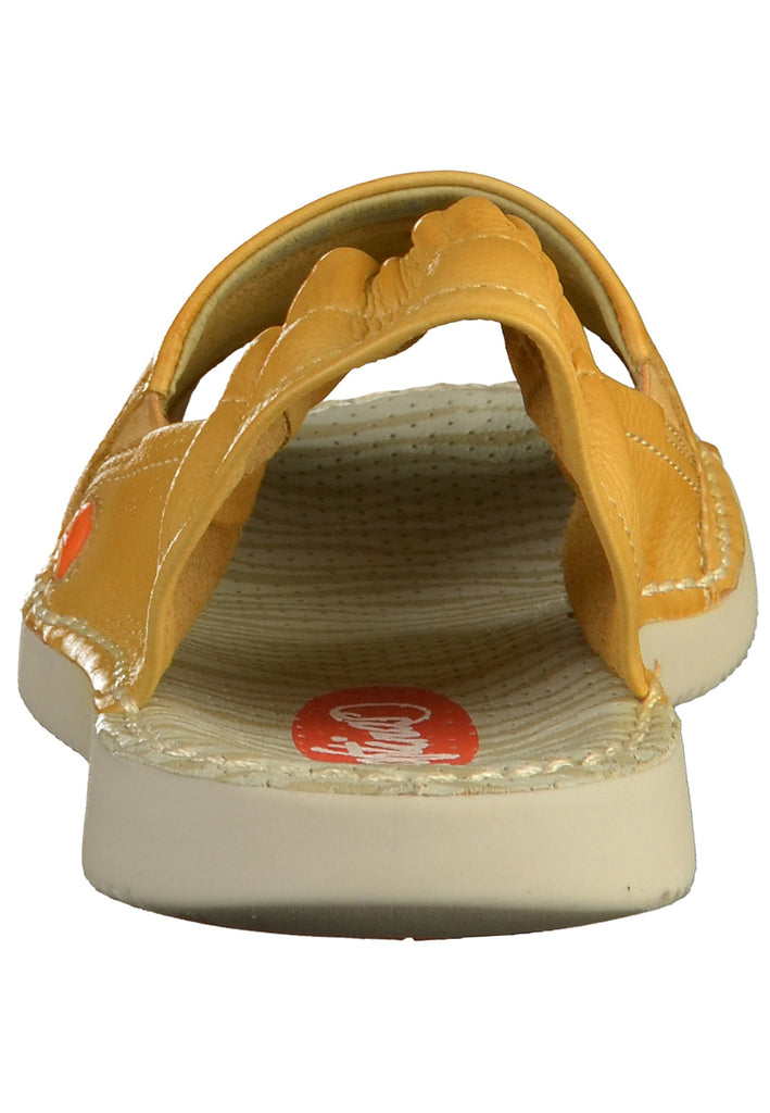 softinos Sandalen Leder Gelb - surf4shoes