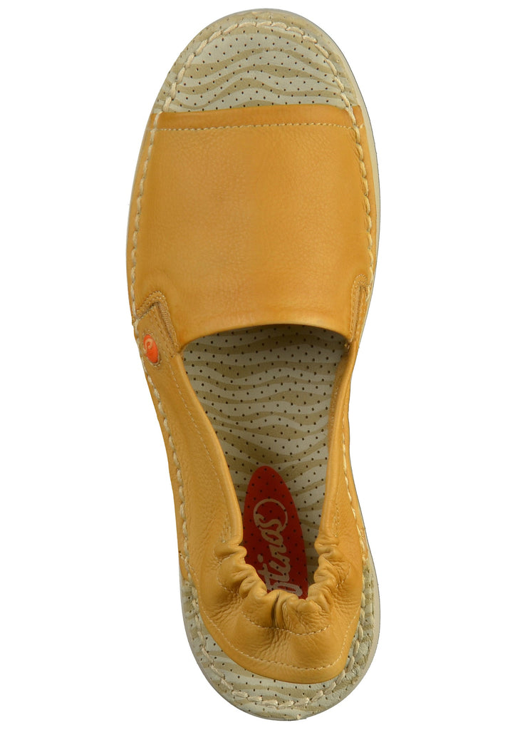 softinos Sandalen Leder Gelb - surf4shoes