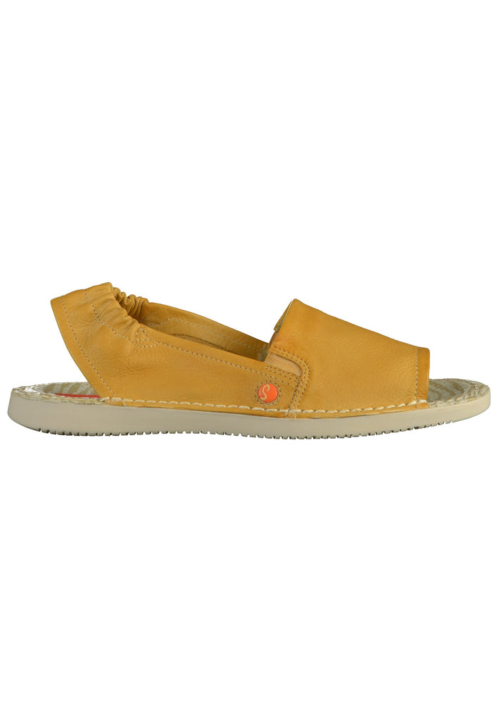softinos Sandalen Leder Gelb - surf4shoes