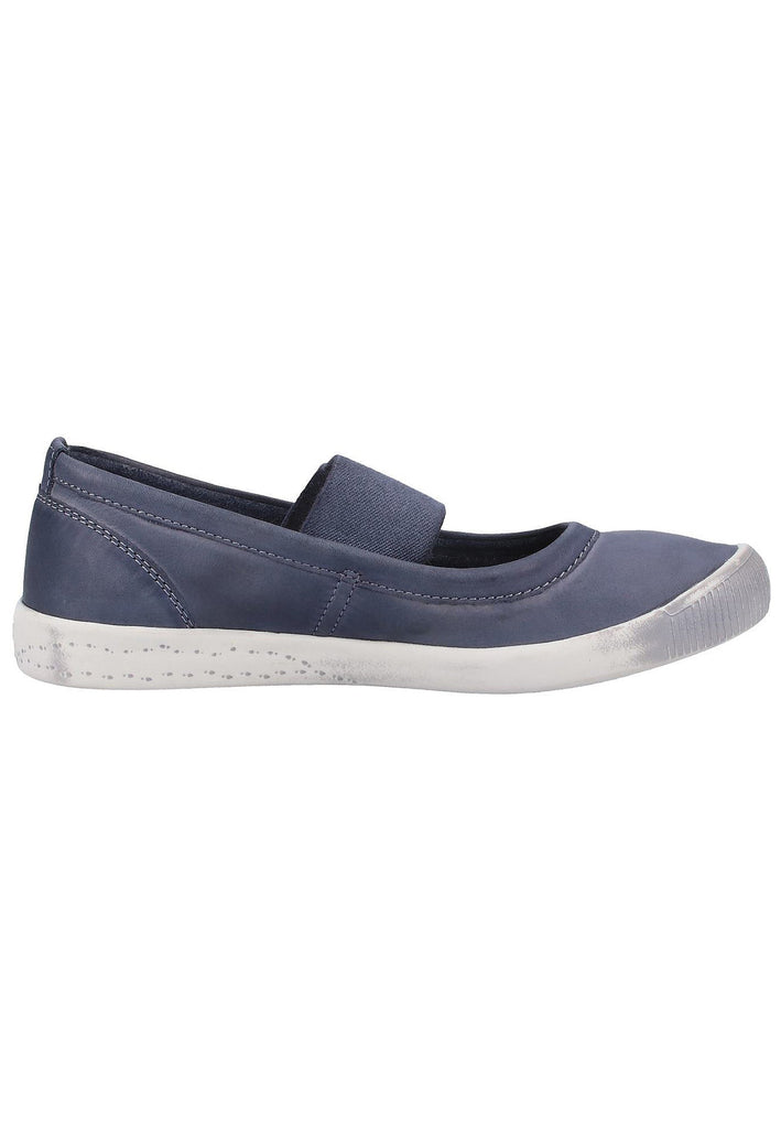 softinos Ballerinas Leder Navy - surf4shoes