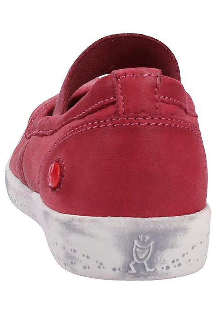 softinos Ballerinas Leder Rot - surf4shoes