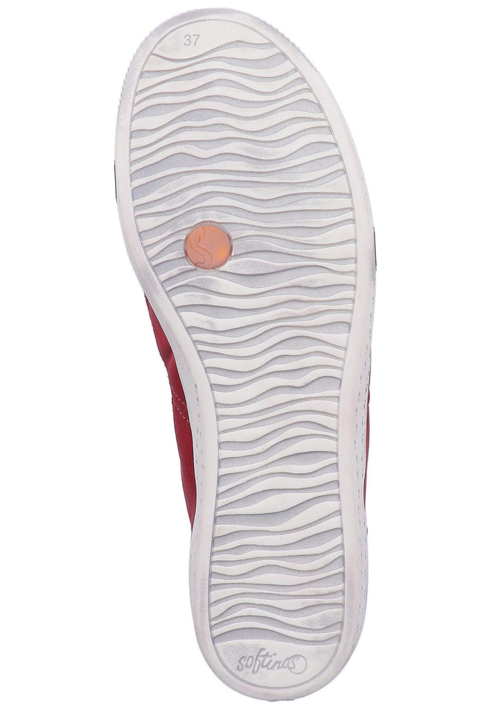 softinos Ballerinas Leder Rot - surf4shoes