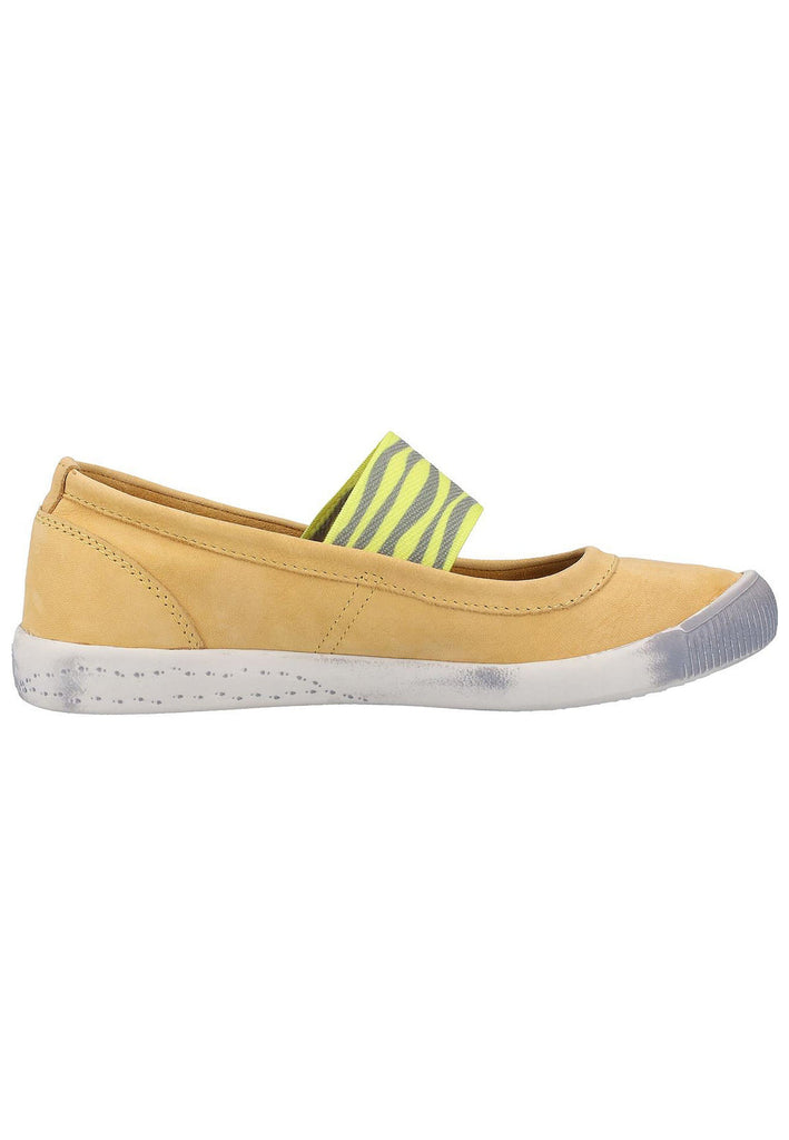 softinos Ballerinas Leder Gelb - surf4shoes