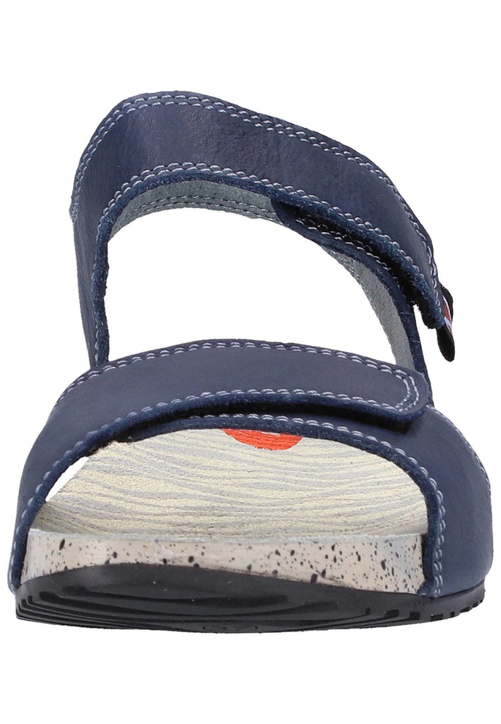 softinos Sandalen Leder Navy - surf4shoes
