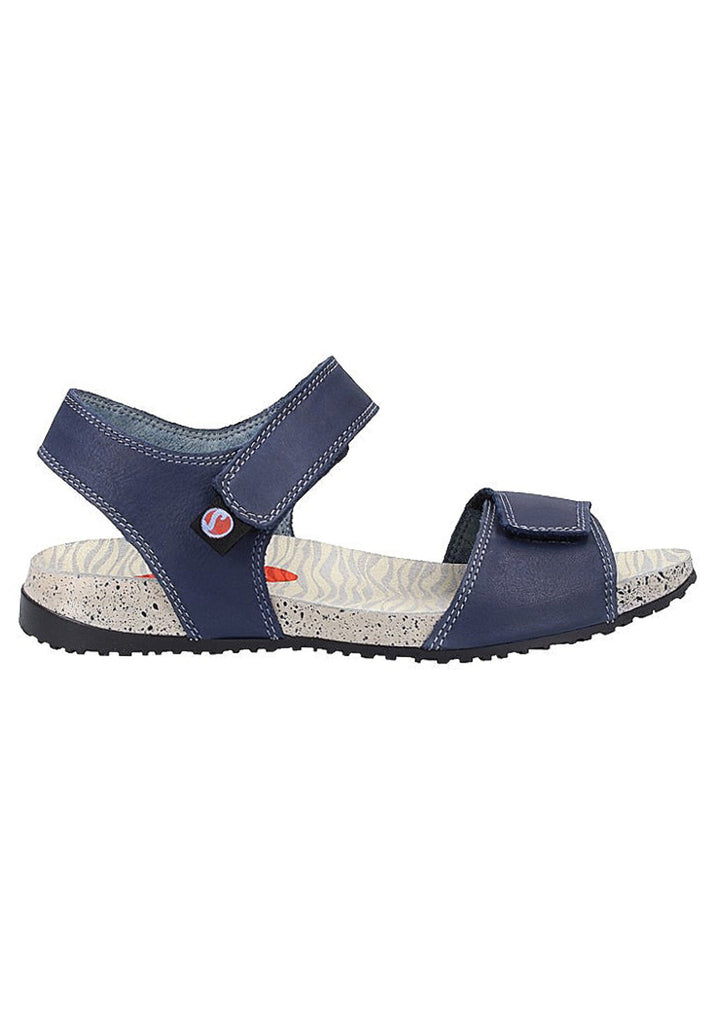 softinos Sandalen Leder Navy - surf4shoes