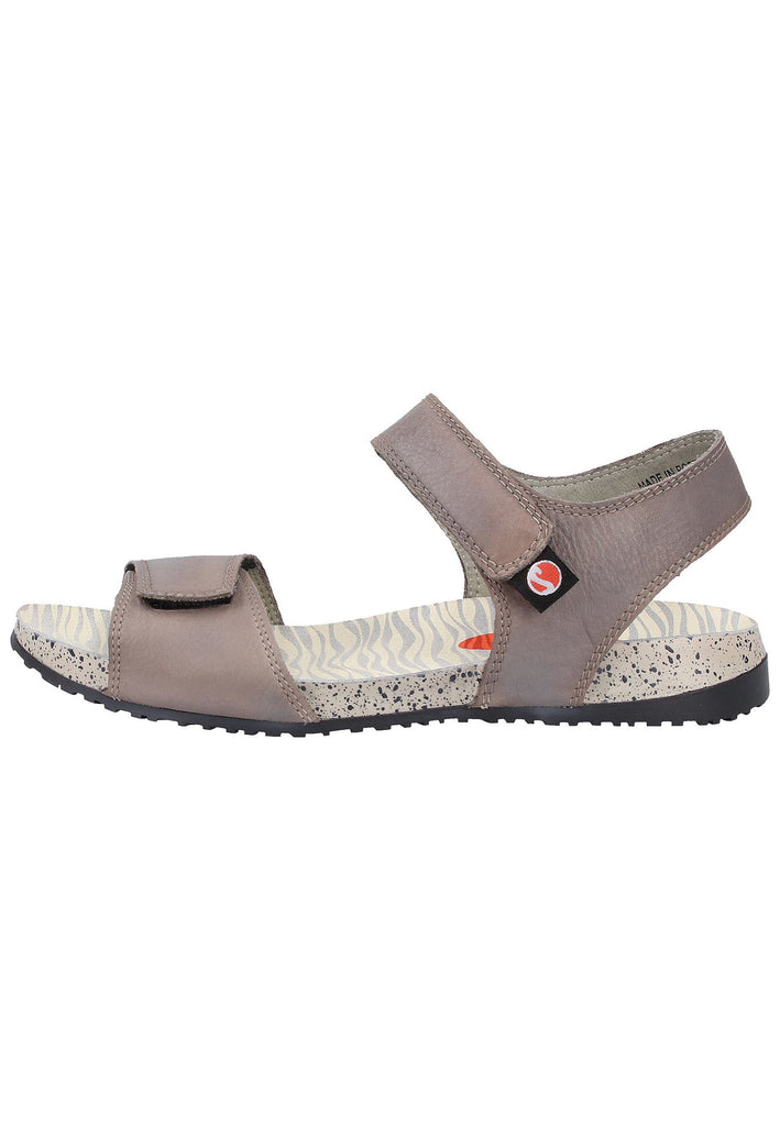 softinos Sandalen Leder Taupe - surf4shoes