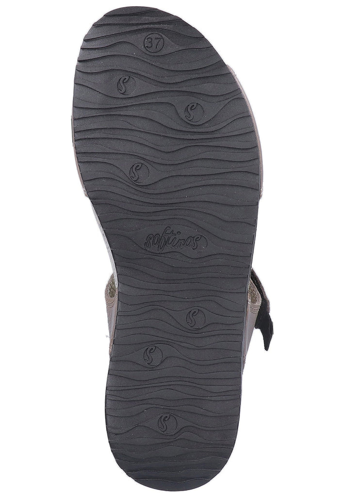 softinos Sandalen Leder Taupe - surf4shoes