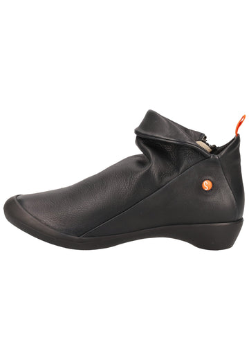 softinos Stiefelette Glattleder Navy - surf4shoes