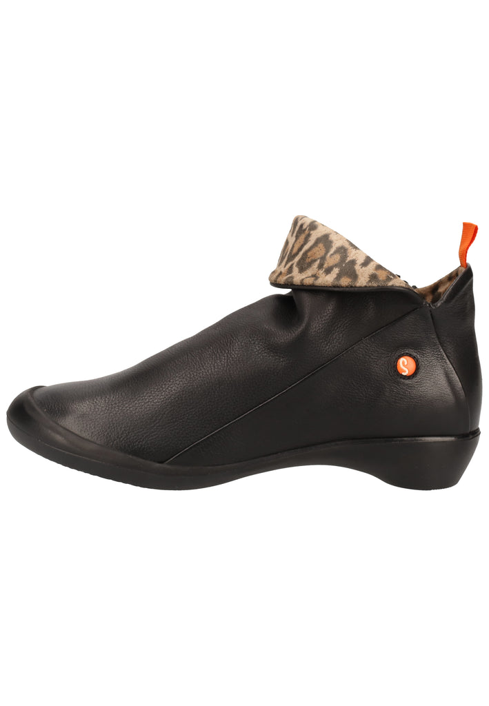 softinos Stiefelette Leder Schwarz - surf4shoes