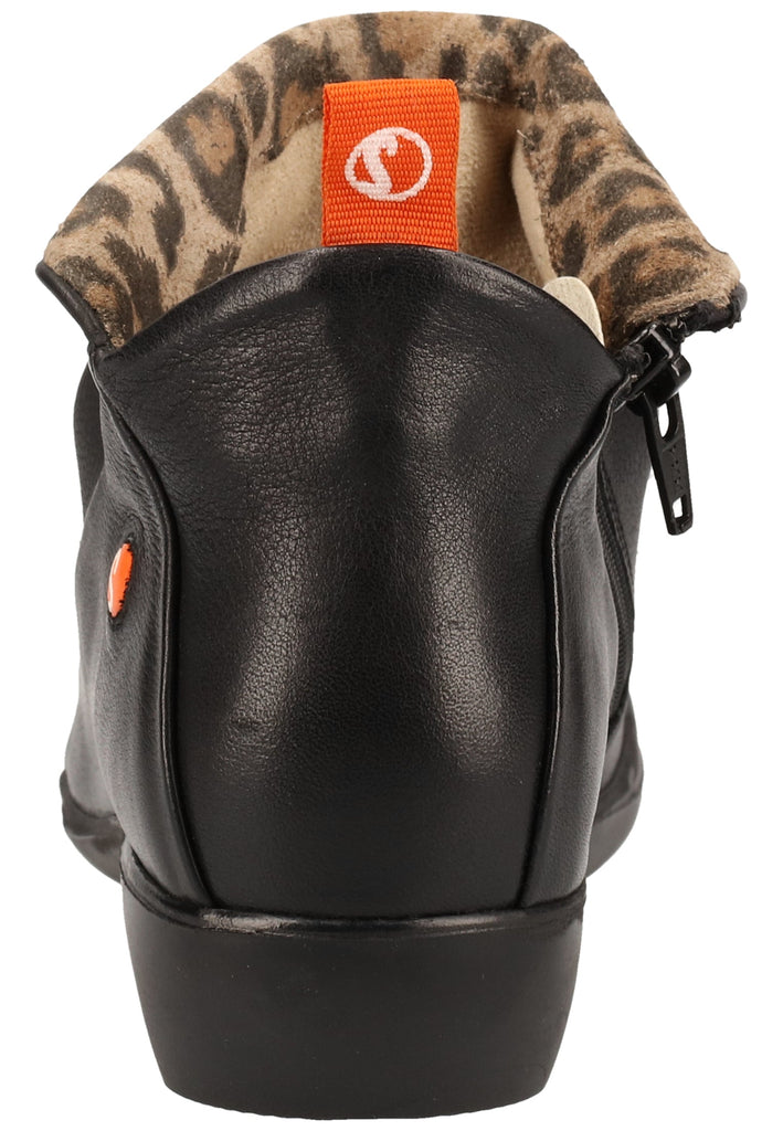 softinos Stiefelette Leder Schwarz - surf4shoes