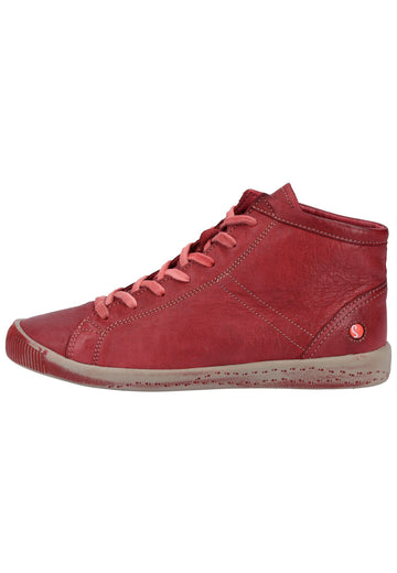 softinos Sneaker Leder Rot - surf4shoes
